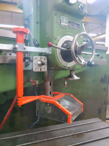 Protecteur pour perceuse radiale