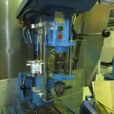 Protecteur pour perceuses d’établi ou à colonne